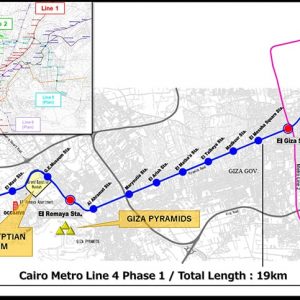 Cairo Metro Line 4 Phase 1 Mitsubishi & Orascom