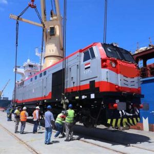 Egypt receives 5th batch of GE locomotives