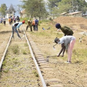 metre-gauge railway repair